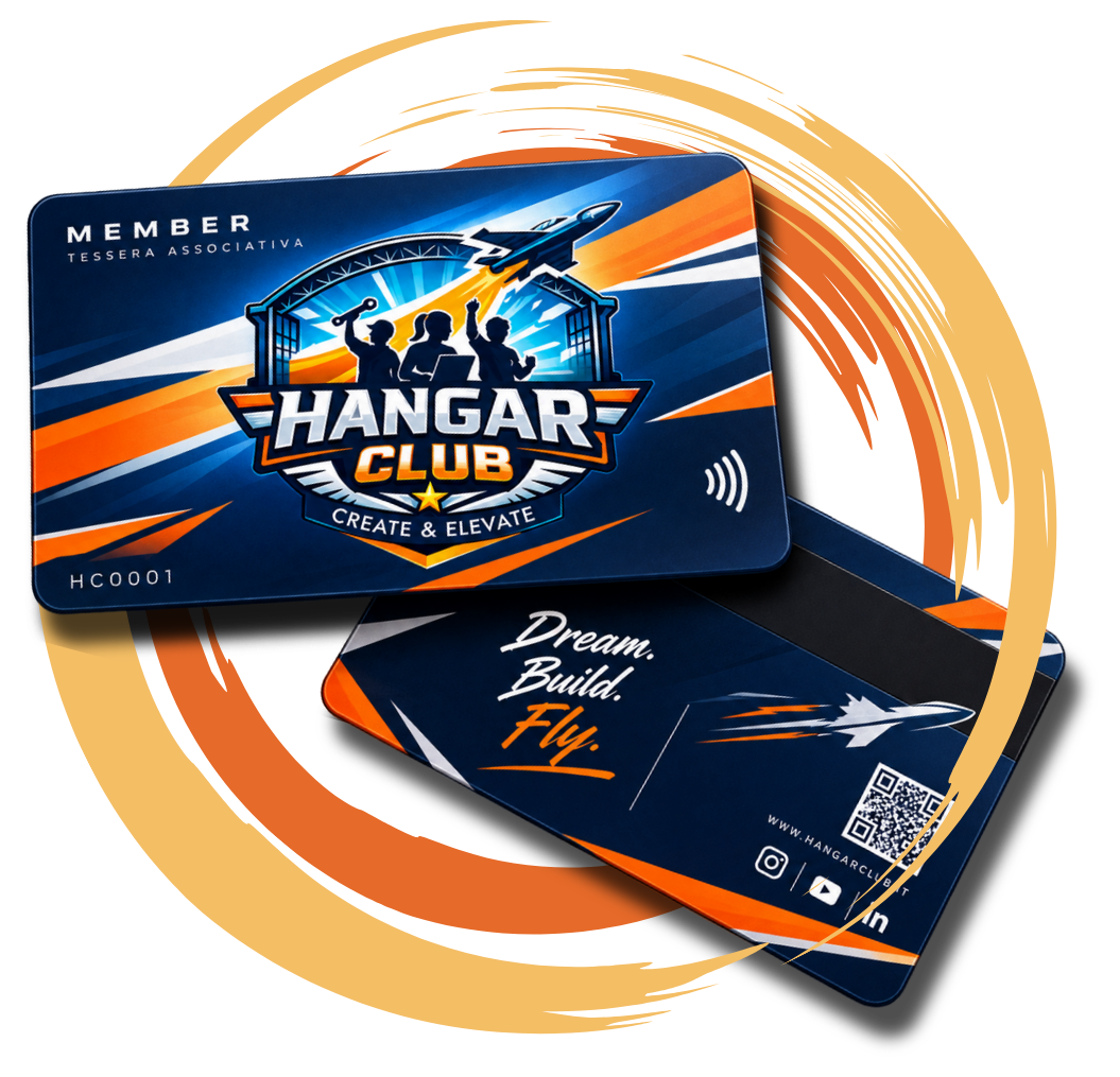Tessera Hangar Club - mockup card